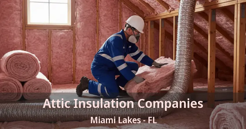 Attic Insulation Companies Miami Lakes - FL