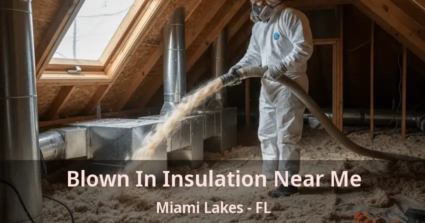 Blown In Insulation Near Me Miami Lakes - FL