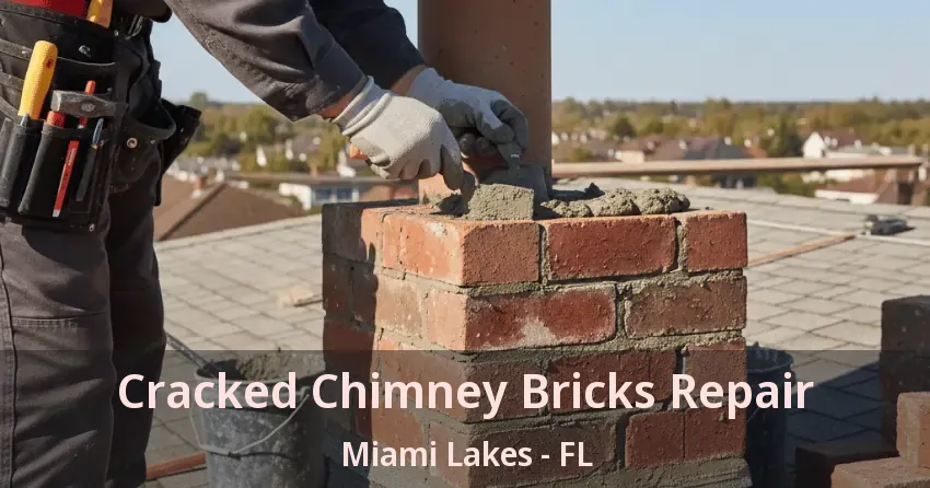 Cracked Chimney Bricks Repair Miami Lakes - FL