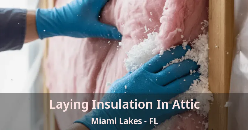 Laying Insulation In Attic Miami Lakes - FL