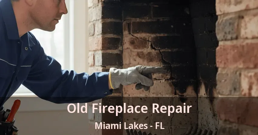 Old Fireplace Repair Miami Lakes - FL