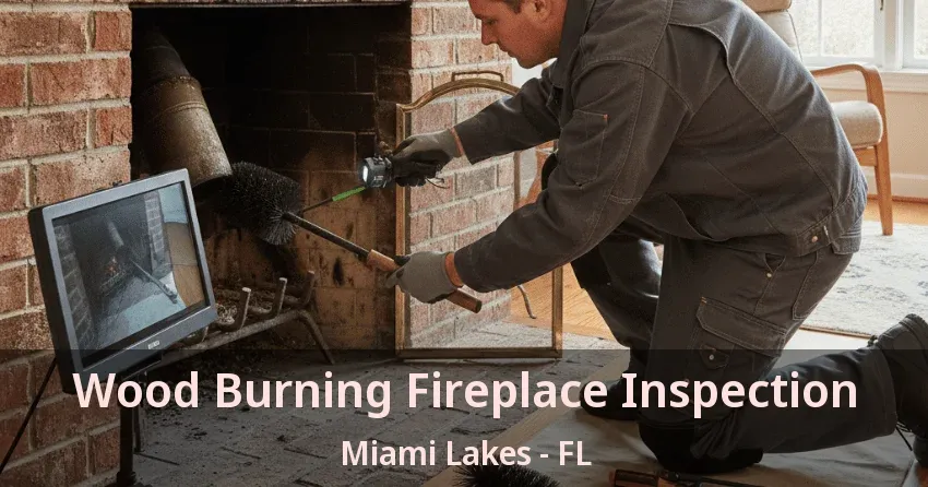 Wood Burning Fireplace Inspection Miami Lakes - FL